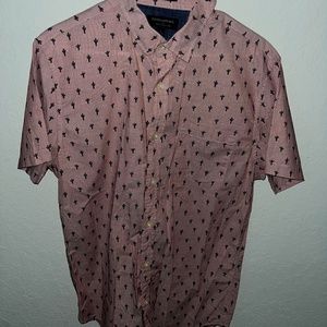 Banana Republic Cactus Print Button Up